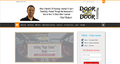 Desktop Screenshot of doortodoormastery.com